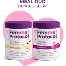 Femme Protocol Meal Duo Dengeli Seçim: Cool Vanilla + Ruby Root ( 600 g x 2 Adet )
