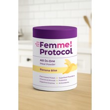 Femme Protocol All in One Öğün Tozu Banana Bliss 600 g – 10 Servis