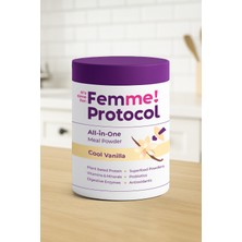 Femme Protocol All in One Öğün Tozu Cool Vanilla 600g –10 Servis