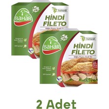 Bahar Hindi Pişmiş Hindi Fileto Göğüs Eti Konserve 120g – 2'li Paket