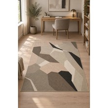 Rugs Modern Halı Dora Modern Geometrik Soyut Desenli Ince Dokuma Taban Dekoratif Halı OZL614