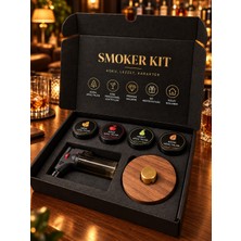 Bar Boss Professional Barware Viski Tütsüleme Seti Özel Pirinç Hazne 4 Farklı Aroma