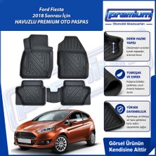 Ford Fiesta Paspas Araca Özel 2018 Sonrası Için Derin Havuzlu Premium Oto Paspas