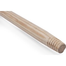 Sska Ahşap Gürgen Vidalı Fırça Faraş Süpürge Sapı 1.20 cm Ergonomik Tasarım ve Dayanıklı Yapı ile Bahçe İçin 5 Adet