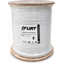 Fury 48 Tel Rg6-U6 Koaksiyel Tv ve Uydu Anten Kablosu 300 Metre