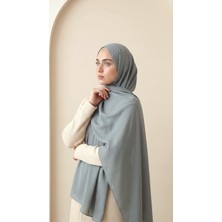 Greyfurt Design Düz Gri Renk Şal 70X185 Doğal Pamuklu %100 Kayın Ağacı Lifi Naturel Şal (Natural Eşarp Fresh Tesettür Şık ve Zarif Günlük Kullanım Pamuklu Tülbent Soft Rami Viskon Scarfs)
