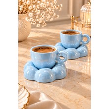 Rasha Collection 2'li Papatya Kahve Fincanı Takımı