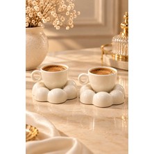 Rasha Collection 2'li Papatya Kahve Fincanı Takımı