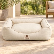 Patiyu Kedi Köpek Yatağı Vera Premium Yatak - Krem / Xlarge