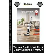 Carlburn Özel Üretim Torima Şarjlı Islak Kuru Dikey Süpürge FW1000 Yüzey Ev Aleti Cihaz