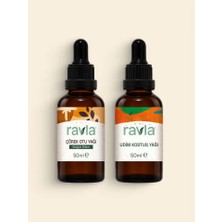 Ravla 2'li Ürün - Udim Kostus Yağı - 50ml / Çörekotu Yağı 50ml