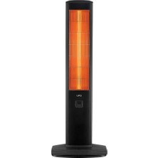 UFO 1900W T19EN Kule Tipi Infrared Isıtıcı Ergonomik Tasarım ve Güçlü Isıtma için Siyah Renk