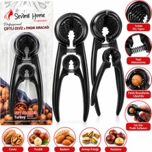 Ulu Pazarlama 2pcs Set Döküm Metal Fındık - Ceviz Kıracak (5570)