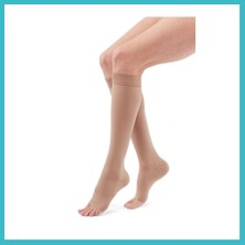 Defne Store Duomed Dizaltı Varis Çorabı - Ccl1 - Burnu Açık - Bej - Medium Dfnbez