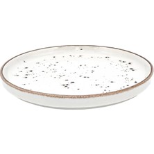 Tulu Porselen Step Tabak 21 cm Reactıve 46KREM 2'li