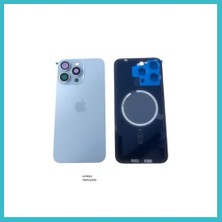 Defne Store iPhone 15 Pro Max Uyumlu Arka Pil Kapağı Full Nfc Li Lens Dfnbez