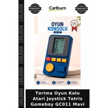 Carlburn Premium Torima Oyun Kolu Atari Joystick Tetris Gameboy GC011 Mavi Keyifli Oyuncak