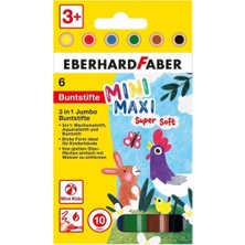 Eberhard Faber EF518905 3ü 1 Arada Jumbo 6 Renk Kalem