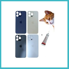 Defne Store iPhone 14 Pro Uyumlu Arka Batarya Pil Kapağı Altın (B7000 Dfnbez