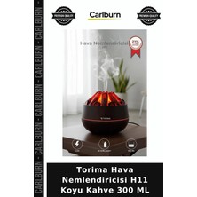 Carlburn Torima Hava Nemlendiricisi H11 Koyu Kahve 300 ml Hediyelik Eşya Mist Yapıcı Oda Ferahlatıcı
