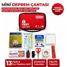 German Kupfermax Mini Deprem Çantası Acil Durum ve Ilk Yardım Seti