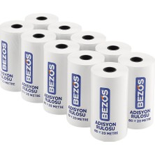 Bezos 80X20 Termal Adisyon Rulosu 5 Paket 50 Adet MBT06