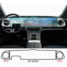Ael-Tech Mercedes C Seri Ev Uyumlu Dijital Gösterge ve Navigasyon 9h Nano Ekran Koruyucu 3lü Set 2026-2027