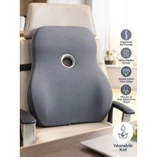 Ortovita Yeni Nesil Visco Ortopedik Ergonomik  Bel Desteği Sırt Minderi Rahat Duruş Bel Yastığı