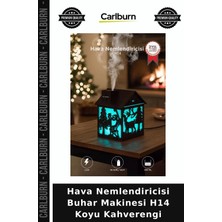 Carlburn Hava Nemlendiricisi Buhar Makinesi H14 Koyu Kahverengi Aroma Cihazı Ambiyans Dekoratif Koku