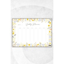 Ficksy Haftalık Planlayıcı - A4 Ebat Yapılacaklar - 30 Yaprak - Weekly Planner