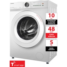 Toshiba TW-T21BU90UWTR WW Beyaz 1400 Devir 8 kg Çamaşır Makinesi