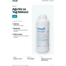 Prowill Yağ Sökücü 1 L Endüstriyel Organik Ağır Kir Temizleyici