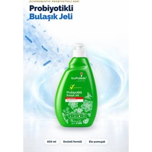 Ecoprobiotic Probiyotikli Elde Yıkama Bulaşık Jeli 400 ml Limon Kokusuyla Güçlü Yağ Çözücü