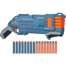 Nerf Elite 2.0 Warden DB-8 Pompalı Tabanca 16 Dart ile Mavi Renkli Pil Gerektirmeyen Oyun