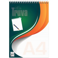 Keskin 145501-99 A4 40YP Çizgili Bloknot Truva