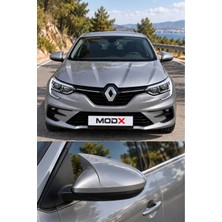 Renault Megane 4 2021 Model Araca Özel Platin Gri Yarasa Ayna Kapağı A+