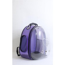 Tr Nexus Astronot Model Kedi-Köpek Taşıma Çantası, 44X32X34 Cm, Mor