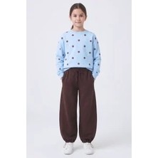 Dmb Kids Kız  Çocuk Puanlı Sweat Eşofman Takım  DMB-0877