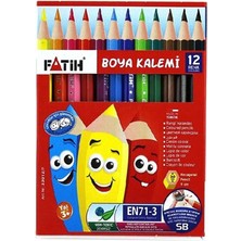 Fatih 33012 Kuruboya 12 Renk Yarım Boy