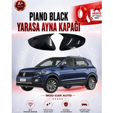 Vw T-Cross 2022+ Yarasa Ayna Kapagı P.black