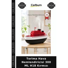 Carlburn Delux Serisi Torima Hava Nemlendiricisi 300 ml H18 Kırmızı Hobi Eşyası Masa Süsü Işıklı Eşya
