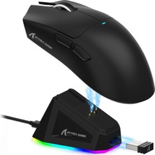 Tr X11 Rgb Arka Işık Şarjlı Hafif Kablosuz Oyun Faresi, Tri-Mode-2.4g/usb-C Kablolu/bt, 22K'YA K