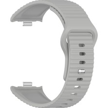 Microsonic Xiaomi Redmi Watch 6 Kordon Wave Design Silicone Band Gri