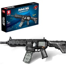Tr 77004 M416 Assault Rifle Motorlu Yaratıcı Yapı Blok Seti Building Blocks - 1101 Parça