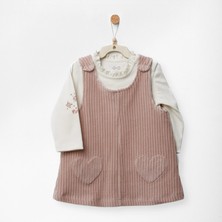 Andywawa Kız Bebek Elbise Takım Dress Set Velvet Blossoms ANW-AC27084