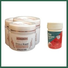 Vintessy Vıntessy Süper Three Brand Vücut Kremi 100 ml Arnavut Kremi3 Adet + Rus Merhemi 50 ml 1 Adet BZS01