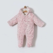 Name Baby & Kids Kız Bebek Leopar Pelüş Astronot Tulum ANB-20450