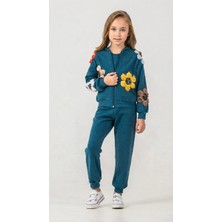 Moonstar Kız Çocuk Fermuarlı 3'lü Takım MON-52118