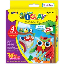 Amos IC18P4 Zıplayan Oyun Hamuru 18GR 4 Renk