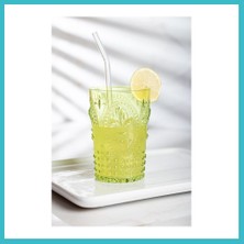 Defne Store Akrilik Yeşil Tekli Kısa Bardak & Su Meşrubat Kahve Yanı Bardağı 400 ml ( Cam Değildir ) Dfnbez